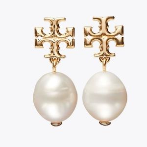 Tory Burch Kira Pearl drop earrings. Excellenct condition.